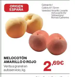 Supercor Melocotón amarillo o rojo oferta
