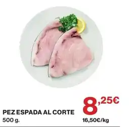 Supercor Pez espada al corte oferta
