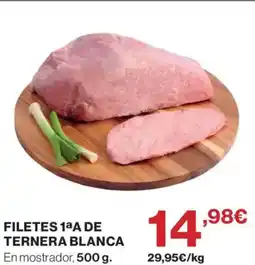Supercor Filetes 1ªa de ternera blanca oferta