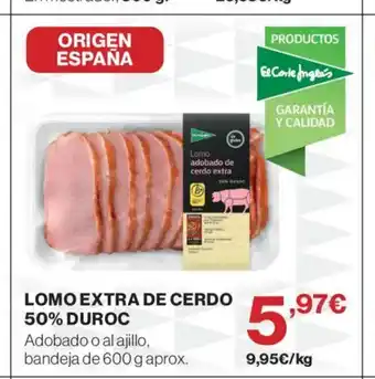 Supercor Lomo extra de cerdo 50% duroc oferta