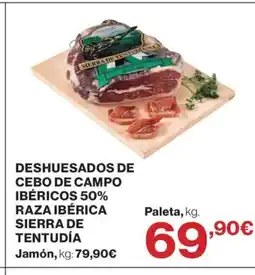 Supercor Deshuesados de cebo de campo ibéricos 50% raza ibérica sierra de tentudía oferta