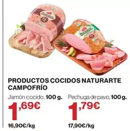 Supercor CAMPOFRÍO Productos cocidos naturarte oferta
