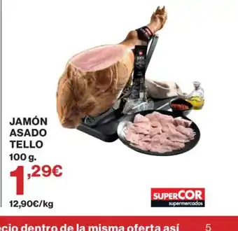 Supercor Jamón asado tello oferta