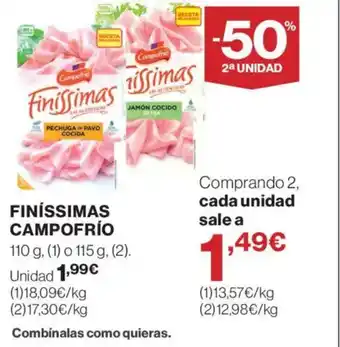 Supercor CAMPOFRÍO Finíssimas oferta