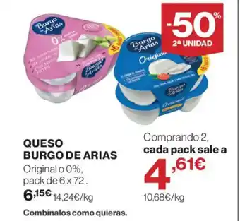 Supercor BURGO DE ARIAS Queso oferta