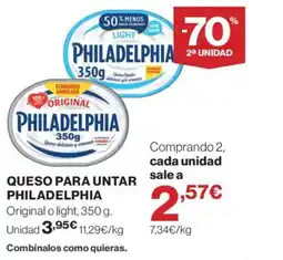 Supercor PHILADELPHIA queso para untar oferta