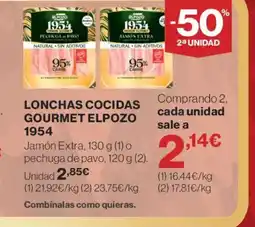 Supercor ELPOZO 1954 Lonchas cocidas gourmet oferta