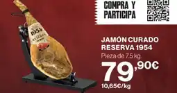 Supercor Jamón curado reserva 1954 oferta