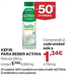 Supercor ACTIVIA Kéfir para beber oferta