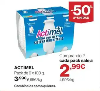 Supercor ACTIMEL oferta