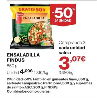 Supercor FINDUS Ensaladilla oferta