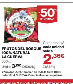 Supercor LA CUERVA Frutos del bosque 100% natural oferta