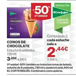 Supercor Conos de chocolate oferta