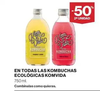 Supercor KOMVIDA En todas las kombuchas ecológicas oferta