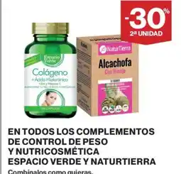 Supercor En todos los complementos de control de peso y nutricosmética espacio verde y naturtierra oferta