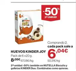 Supercor KINDER JOY Huevos oferta