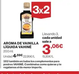Supercor VAHINÉ Aroma de vainilla líquida oferta