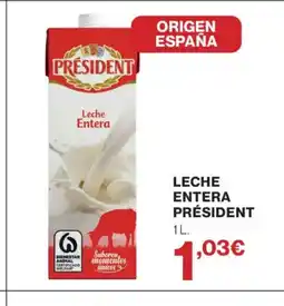 Supercor PRÉSIDENT Leche entera oferta