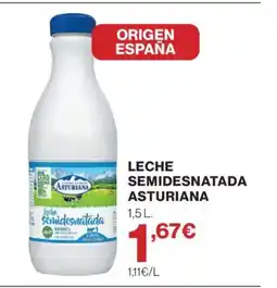 Supercor ASTURIANA Leche semidesnatada oferta