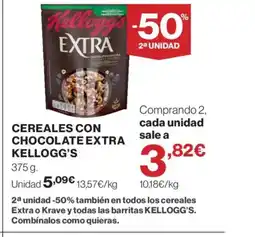 Supercor KELLOGG'S Cereales con chocolate extra oferta
