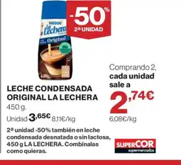 Supercor LA LECHERA Leche condensada original oferta