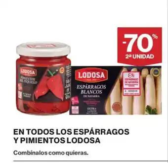 Supercor LODOSA En todos los espárragos y pimientos oferta