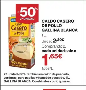 Supercor GALLINA BLANCA Caldo casero de pollo oferta