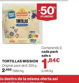 Supercor MISSION Tortillas oferta