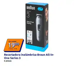 Action BRAUN Recortadora inalámbrica All-in- One Series 3 oferta