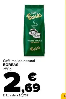 Supeco BORRÁS Café molido natural oferta
