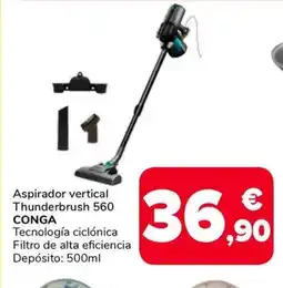 Supeco CONGA Aspirador vertical Thunderbrush 560 oferta