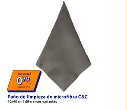 Action C&C Paño de limpieza de microfibra oferta