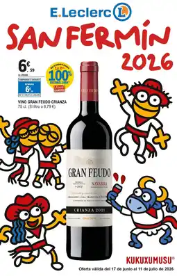 E.Leclerc Vino gran feudo crianza oferta