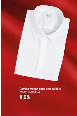 E.Leclerc Camisa manga corta con bolsillo oferta