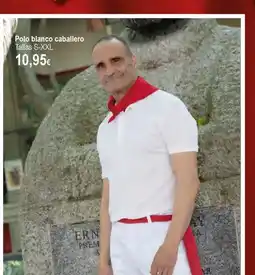 E.Leclerc Polo blanco caballero oferta
