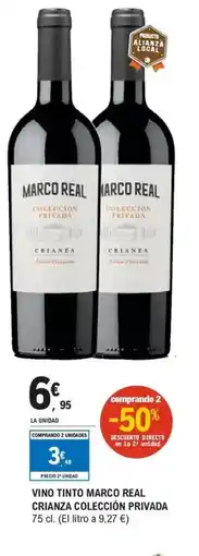 E.Leclerc Vino tinto marco real crianza colección privada oferta