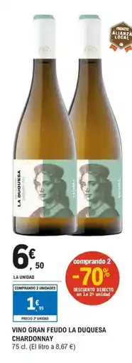 E.Leclerc Vino gran feudo la duquesa chardonnay oferta