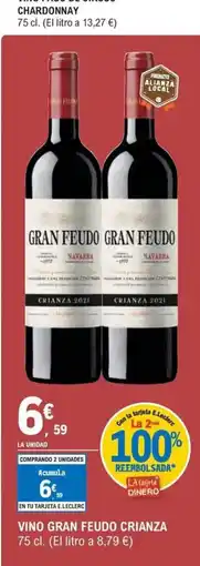 E.Leclerc Vino gran feudo crianza oferta