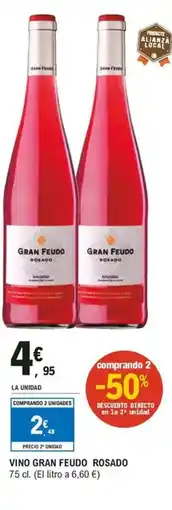 E.Leclerc Vino gran feudo rosado oferta