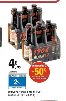 E.Leclerc Cerveza 1906 la milnueve oferta
