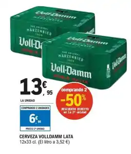 E.Leclerc Cerveza volldamm lata oferta