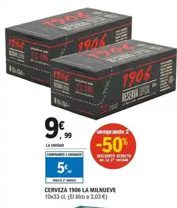 E.Leclerc Cerveza 1906 la milnueve oferta