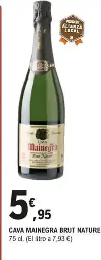 E.Leclerc Cava mainegra brut nature oferta