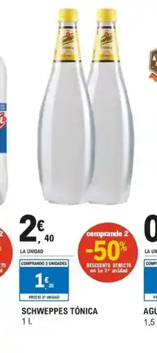 E.Leclerc Schweppes tónica oferta