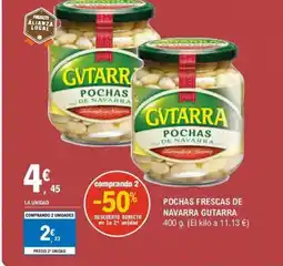 E.Leclerc Pochas frescas de navarra gutarra oferta