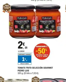 E.Leclerc Tomate frito selección gourmet pedro luis oferta