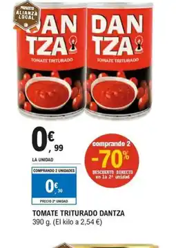 E.Leclerc Tomate triturado dantza oferta