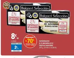 E.Leclerc Espárragos d.o.navarra 8/12 frutos baigorri oferta