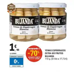 E.Leclerc Yemas espárragos extra 6/8 frutos bujanda oferta