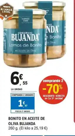 E.Leclerc Bonito en aceite de oliva bujand oferta